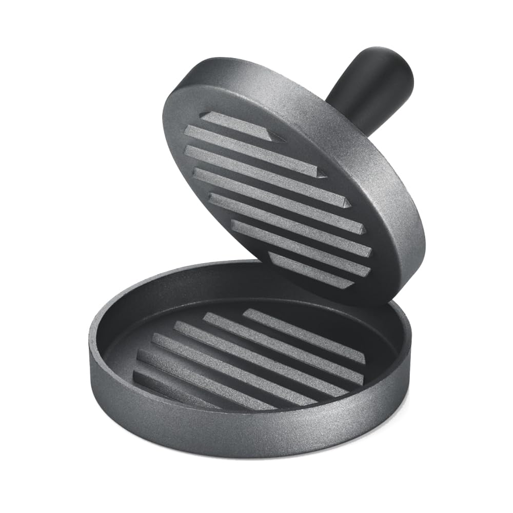 Küchenprofi Hamburgerpresse CLASSIC – BBQ-Serie, Aluminiumguss, beschichtet, 12 cm Durchmesser