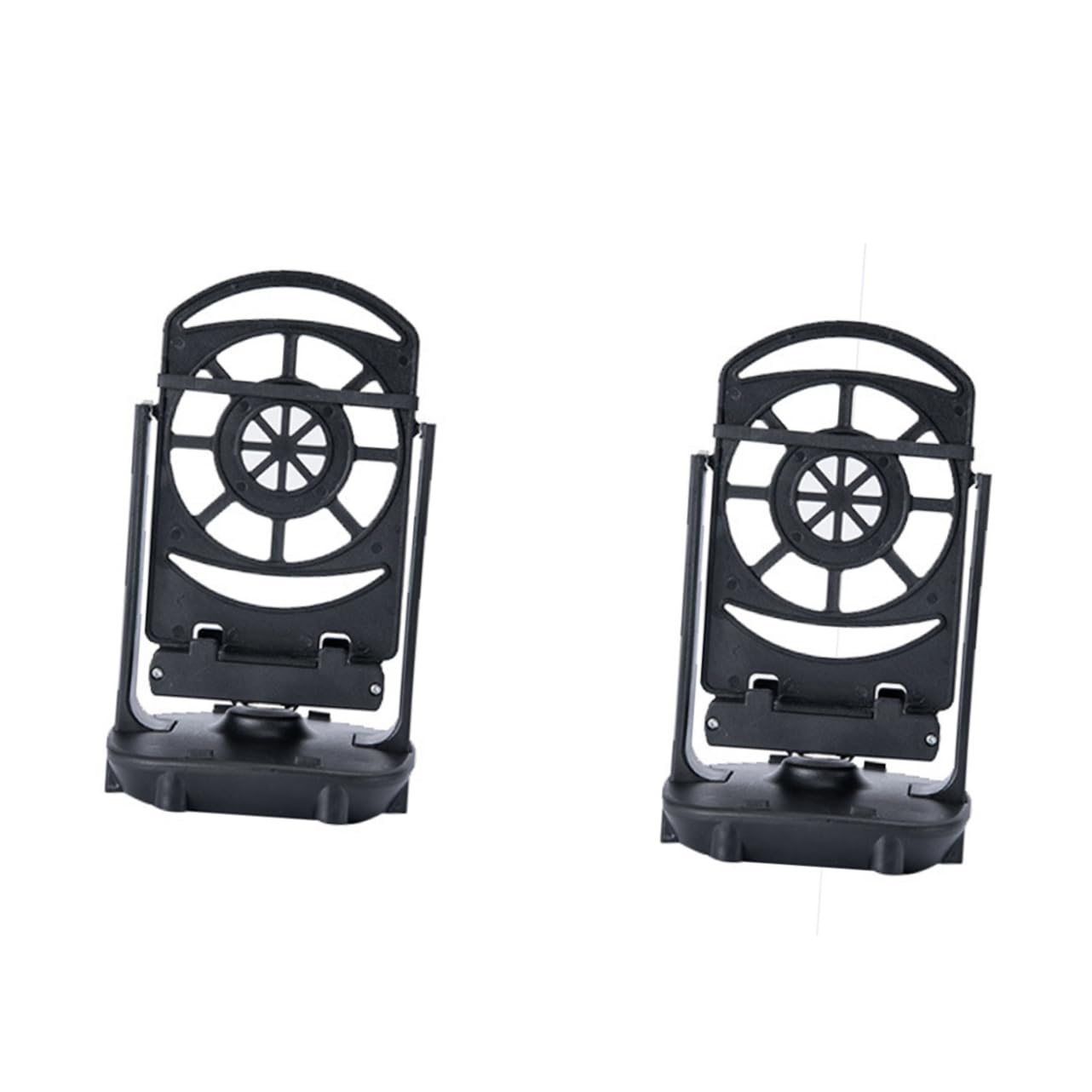 Sosoport Dual Mute Bearing Pedometer Wiggler Device with Durable Base Bracket for Easy Daily Activity Black