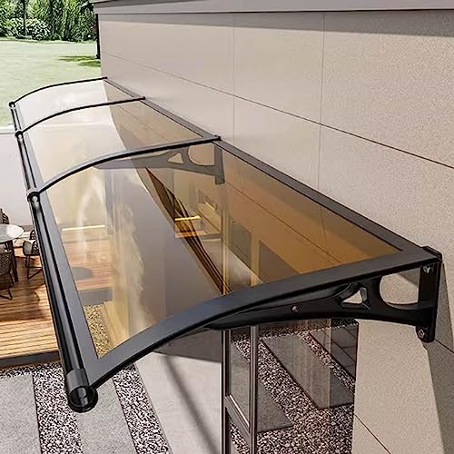 Auvent de porte d'extérieur isolant et pare-soleil pour entrée de maison - 2