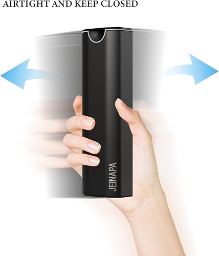 Miniatura 5 de JEINAPA Organizador semanal de pastillas de sellado de viaje aluminio de alta calidad y fibra de carbono caja de pastillas a prueba de humedad para