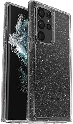 OtterBox Galaxy S22 Ultra Symmetry Series Case - STARDUST (SILVER FLAKE), ultra-sleek, wireless charging compa