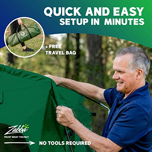 The YardStash IV: Heavy Duty, Space Saving Outdoor Storage Shed Tent
