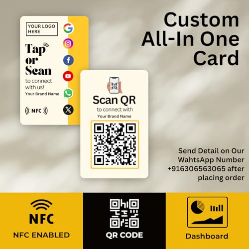 tinydabba Custom Combo Review card | NFC & QR Enabled by tinydabba - 3