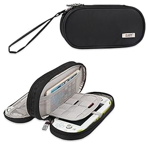 BUBM Double Compartment Storage Case Compatible with PS Vita and PSP, Protective Carrying Bag, Portable Travel Organizer…