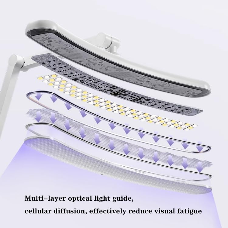 Lampe de bureau Lampe de bureau LED, lampe de bureau à commande tactile, 3 modes de couleur, 4 niveaux de luminosité, lampe de table de protection des yeux avec port de chargement USB, minuterie autom