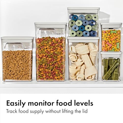 Image of OXO Pet POP Container with Scoop - 6.0 Qt /5.7 L