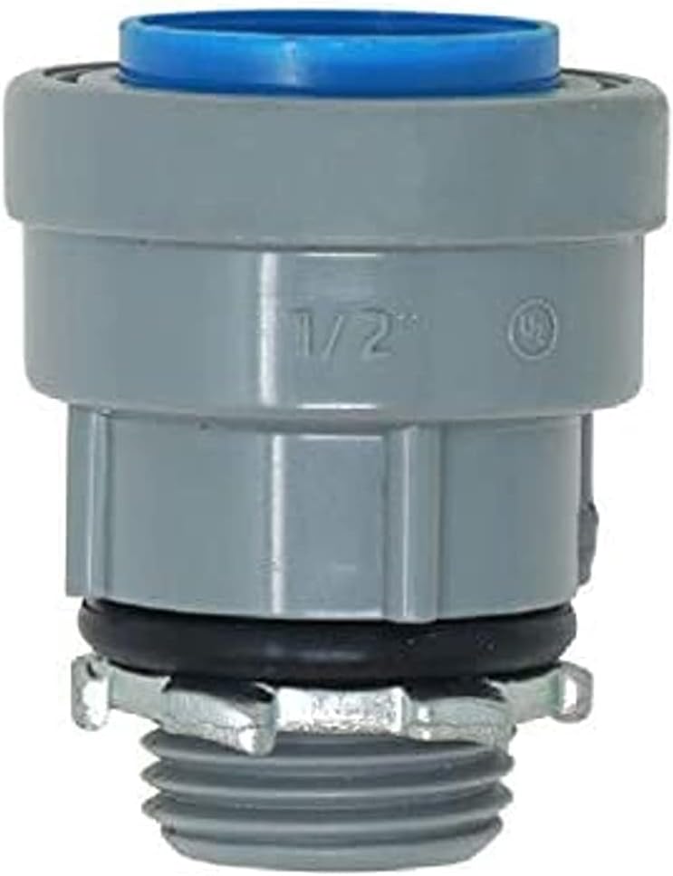 Southwire P-MA-075 3/4" CIC Push Install PVC Male Adapter, Gray