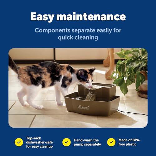 PetSafe Multi-Tier Pet Fountain 100oz – Accessible Two-Height Waterer for Senior Pets — view 7