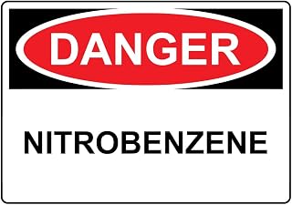 OSHA DANGER Nitrobenzene Sign Chemical Safety Warning Metal Tin Sign (12x16 Inches)