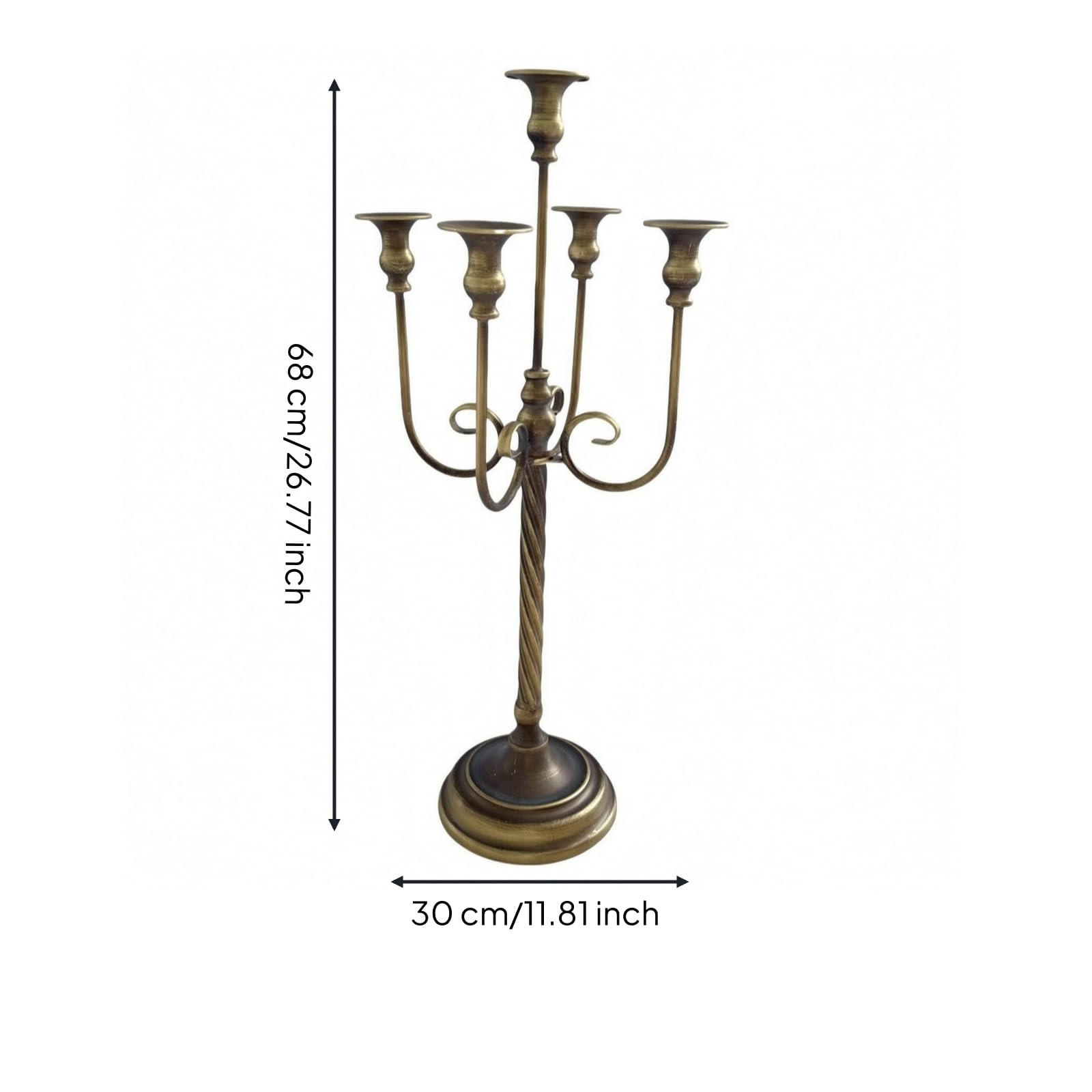 Candelabro 5 Brazos, 25W347JD-68