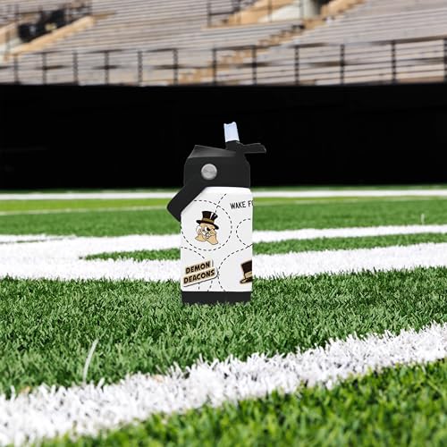 Image of Logo Brands NCAA Mascot Stainless-Steel Kids Bottle -Soft Silicone Mouthpiece, Easy To Carry, Kid-Friendly Design- Great For School & On-The-Go