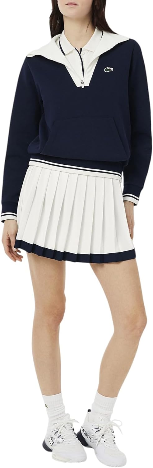 Lacoste Women's Sport Ultra Dry Tennis Heritage Stretch Skirt
