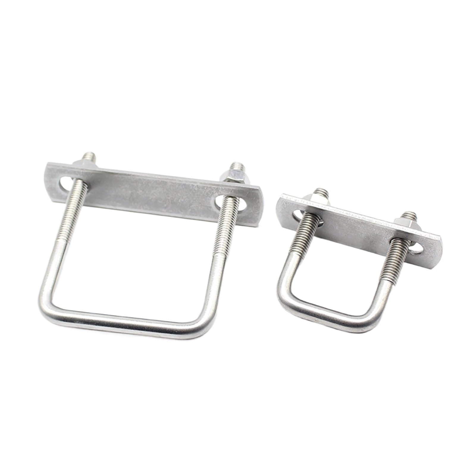 Bullone a U quadrato in acciaio inossidabile 304 - Vite a forma di U for carichi pesanti(1set M10x100x140)
