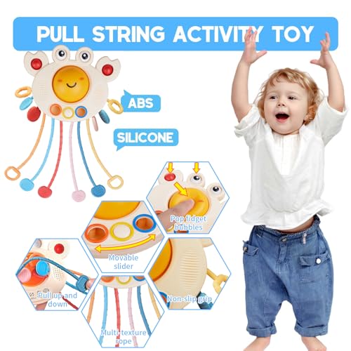 Zxtwtoy Giochi Montessori Neonato 6 Mesi, Giochi