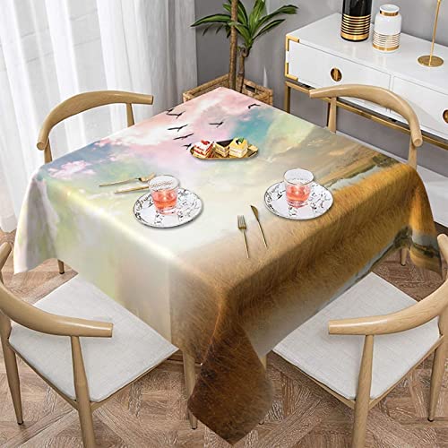 Nappe carrée lavable et imperméable pour table de restaurant et banquet - 2