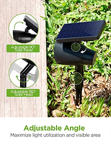 Innogear Solar Lights For Outside, Solar Spot Lights Outdoor Waterproof Solar Spotlight Security Landscape Lighting Adjustable Auto On/Off For Patio Deck Yard Garden Driveway, Pack Of 4 #TOP6