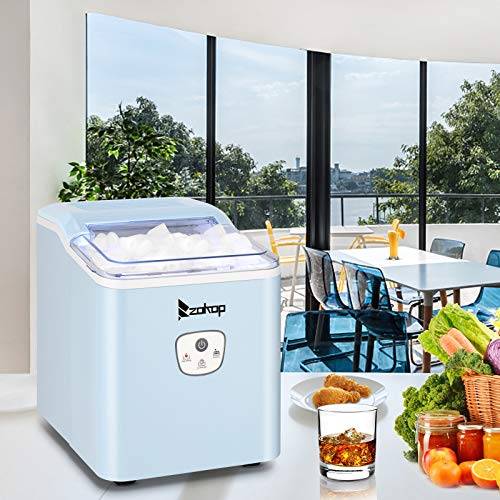 Fabricadora de hielo portátil para uso doméstico 26 lbs miniatura 5