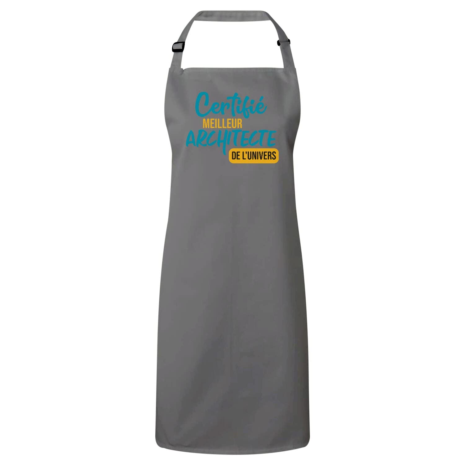 Tablier cuisine meilleur architecte de l'univers en textile premium