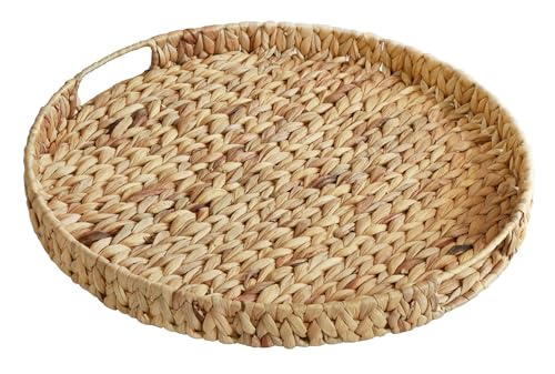 Best Large Wicker Tray for Coffee Table: Stylish & Functional Picks 6 Round Handmade Wicke Extra Large Ottoman Table Tray 19.7