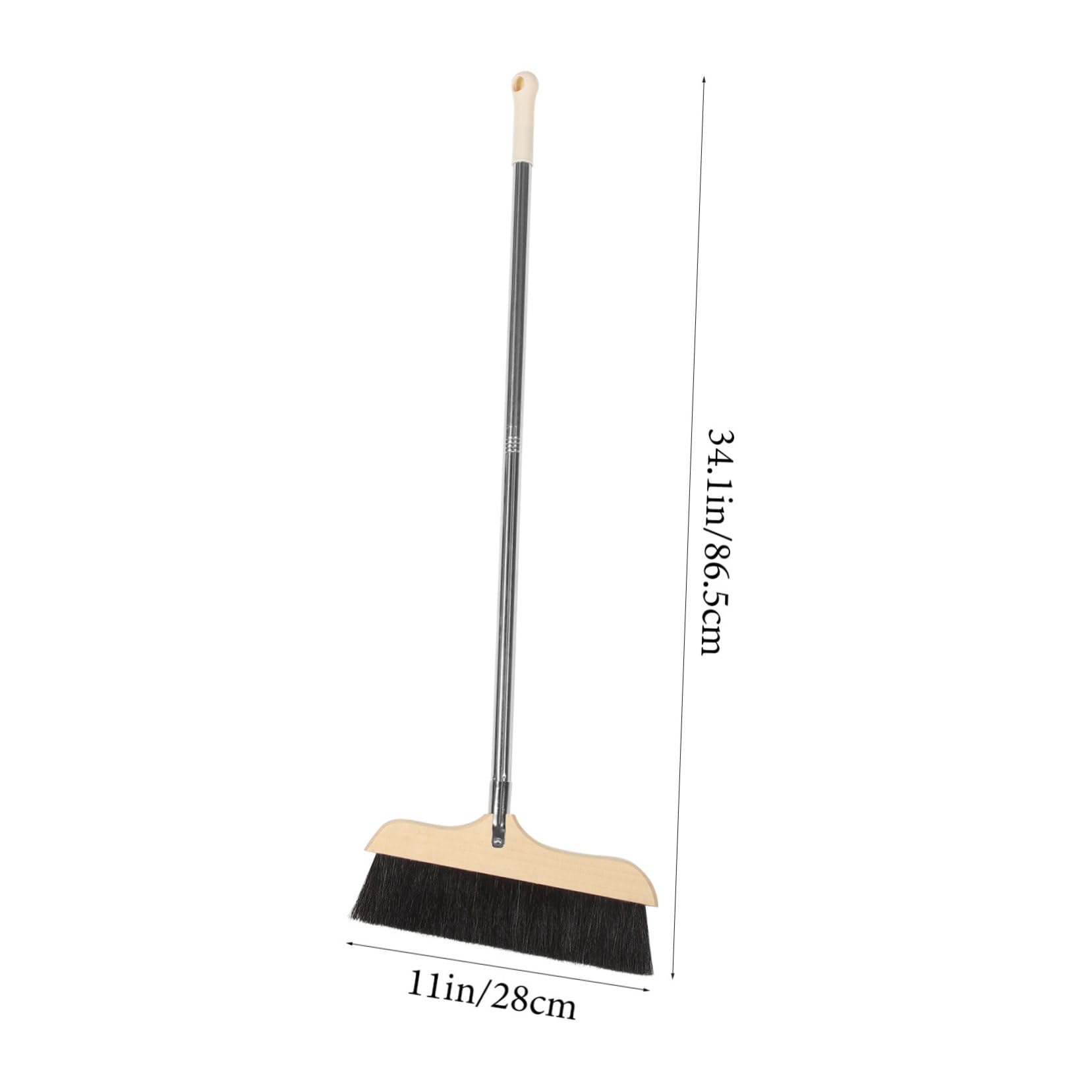 Holibanna Heavy Duty Long Handle Broom for Household Cleaning Multi Functional Dust Brush for Indoor and Outdoor Use Durable Material for All Floor Surfaces Easy Assembly and Comfortable Use