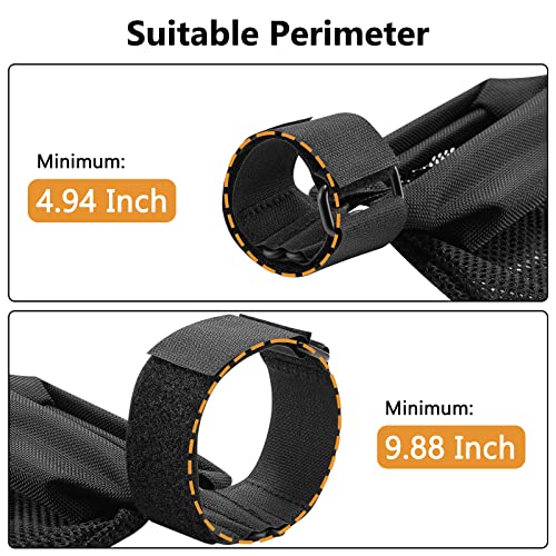 CVLIFE Brass Shell Catcher Tactical Cartridge Collector Mesh Heat Resistant Padded Mesh Brass Casing Catcher with Zippered Bottom Quick Release Brass Catcher