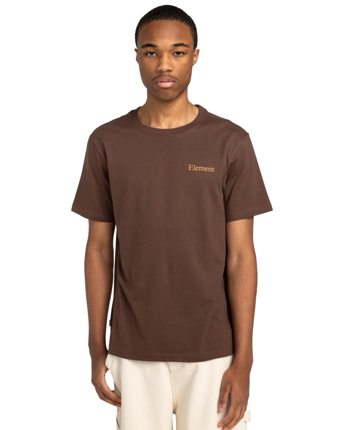 Element T-Shirt SBXE Prevent SS Young Mens Brown M