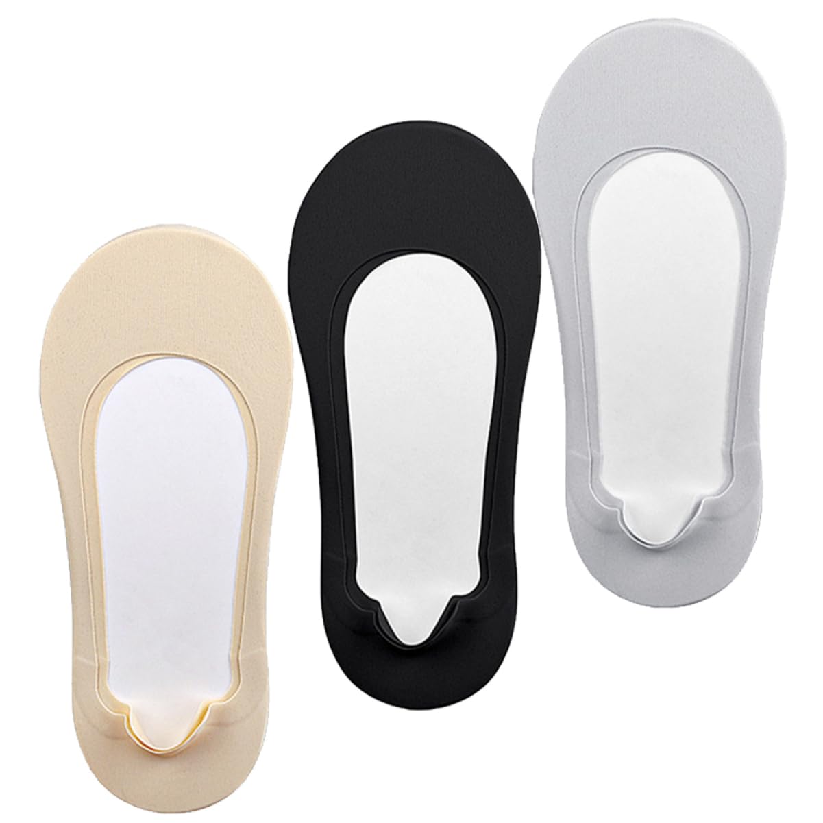 Healvian 12paare Damen Unsichtbare Füßlinge Atmungsaktive Low Cut Socken Für Mädchen Komfortabel Rutschfest Für Ballerinas Sneaker Und High Heels