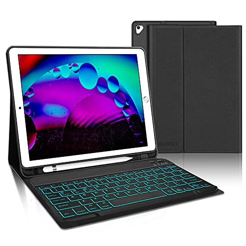 iPad 8th Generation Case with Keyboard, Compatible with iPad 8th / 7th Generation/iPad Pro 10.5 / iPad Air 3rd Gen - Detachable Wireless Backlit Keyboard - Smart Case for iPad 10.2 inch, Black iPad 8th Generation Case with Keyboard, Compatible with iPad 8th / 7th Generation/iPad Pro 10.5 / iPad Air 3rd Gen - Detachable Wireless Backlit Keyboard - Smart Case for iPad 10.2 inch, Black