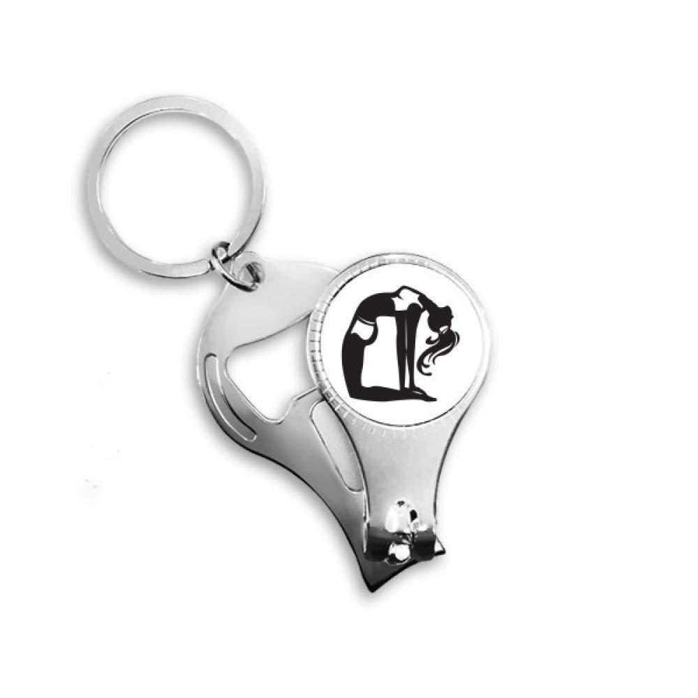 Tire-bouteille Graceful Yoga Girl ouvre-bouteille design de table pour le vin