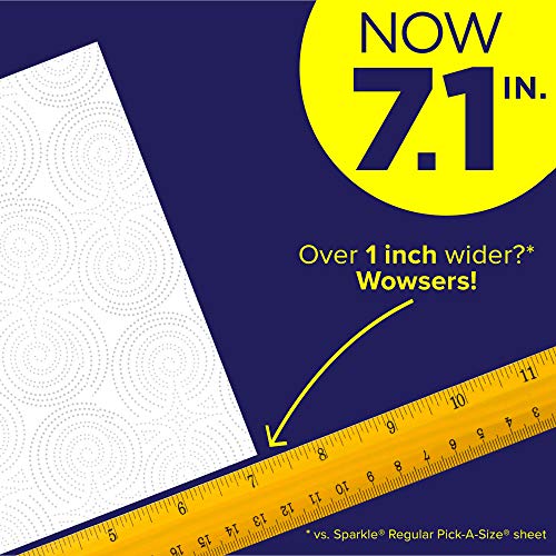 Sparkle Paper Towels, 18 = 37 Regular Rolls, Modern White, Pick-a-Size Plus