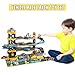 Dollox Parking Garage Toy Playset, Race Car Ramp Track Toys Sets Garage Playset with 6 Little Alloy Construction Cars Adventure Track