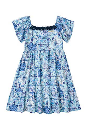 Vestido Em Tecido Crepe Infantil Quimby
