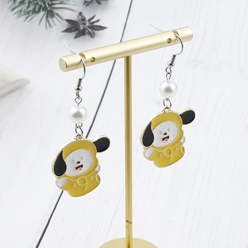 Miniatura 3 de Aretes de animales de dibujos animados del ejército, regalo del ejército, regalo para fanáticos del ejército, joyería de animales de dibujos