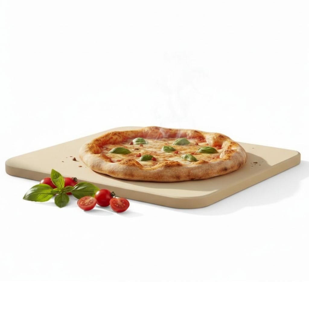 Mucola Pizzastein aus Cordierit – Ofenstein, 30 x 38 cm