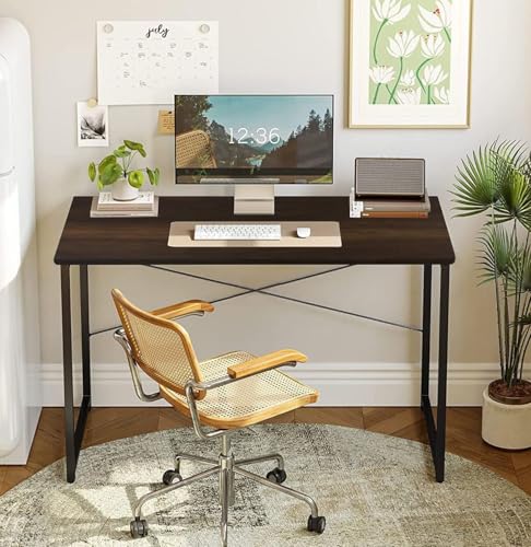 QARA Wood Computer Table For Home |Desktop Office Study Table| La...