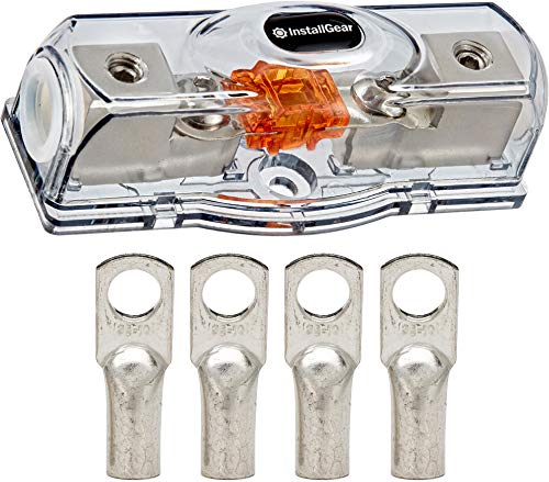 Installgear 4 Gauge Amp Wiring Kit | Amp Kit With Amplifier Installation Wiring True Spec And Soft Touch Wire | 4 Gauge Wire, 4 Gauge Amp Kit, Amplifier Wiring Kit, Sub Wiring Kit #TOP5