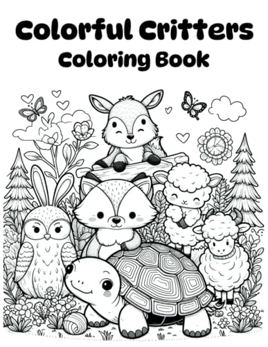 Colorful Critters Coloring Book