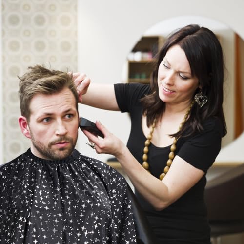 Capa profesional impermeable para barbería y corte de cabello miniatura 6