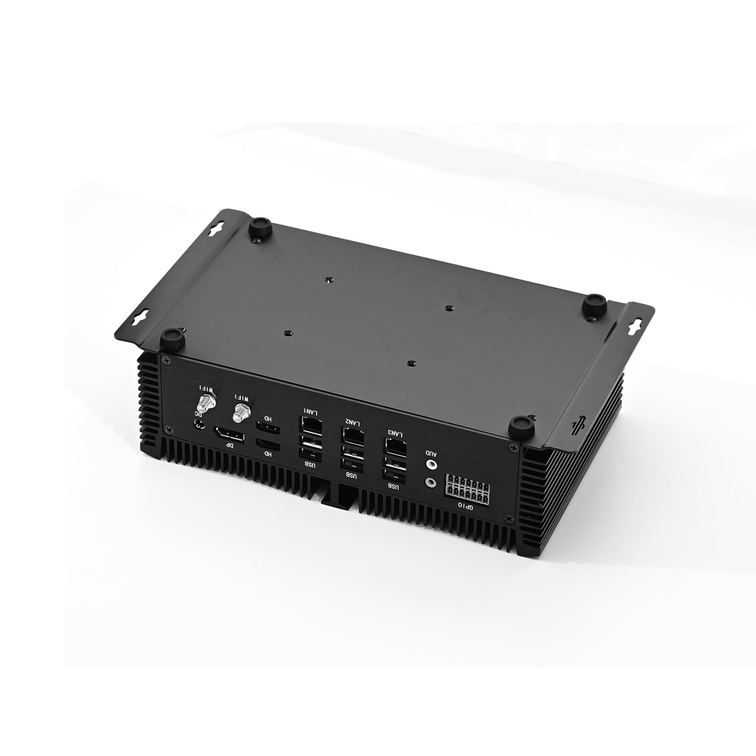 Alder Lake 12th i7 8 Core 1255U industrail PC, Fanless PC, IPC with 32G RAM 1T SSD 6 COM, 3 HDMI, 2 GBE, GPIO, USB WiFi Included