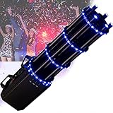 CHGGE Tragbare Elektrische Konfetti-Maschine, 6 KöPfe Gun Barrel Konfetti-Kanone, Hochzeit Confetti Concierge Flower Atmosphere Gun, Sehr Geeignet FüR Hochzeit, Party, BüHnenshow, Disco, Dj
