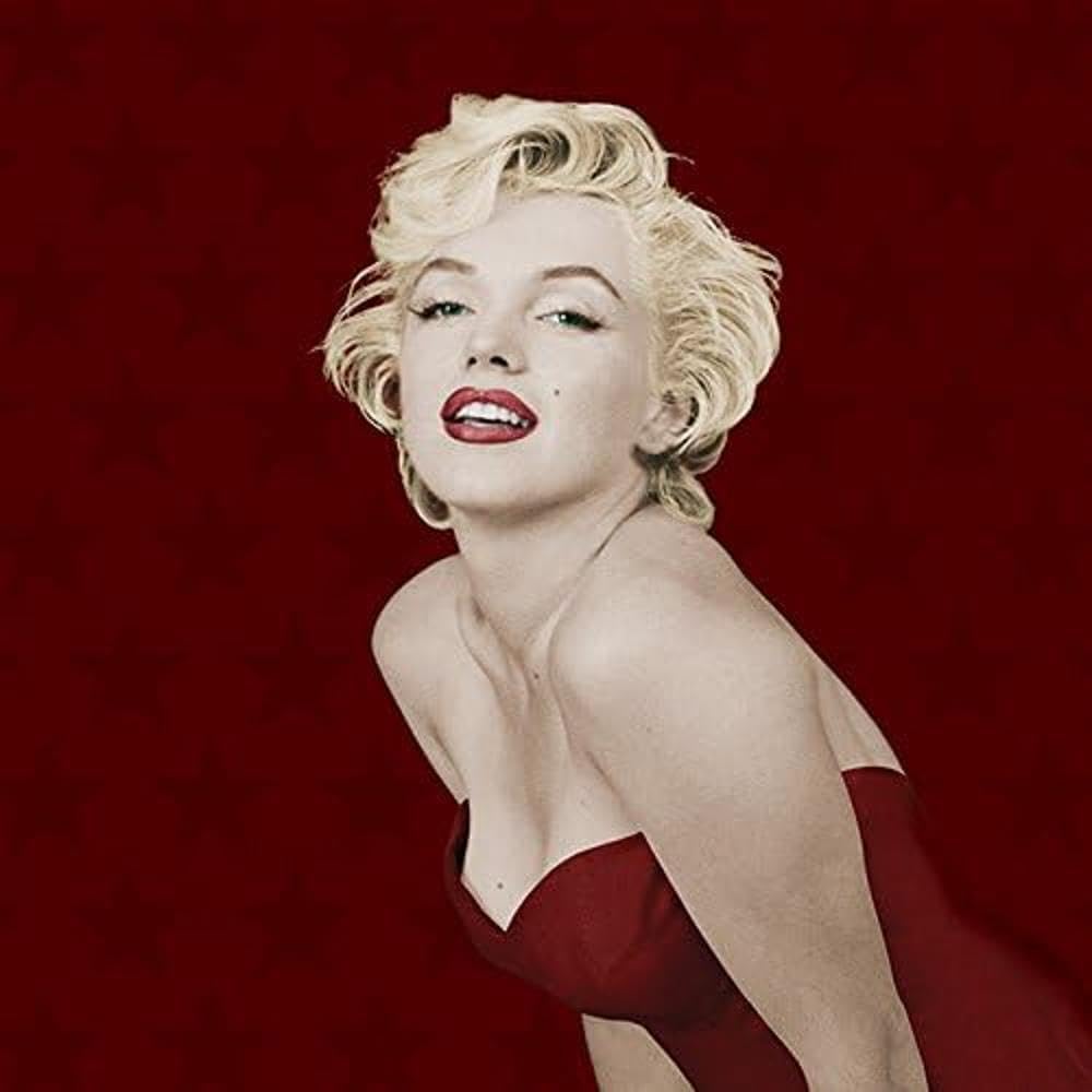 Marilyn Monroe "Star" Canvas Print, Cotton, Multi-Colour, 3.20 x 40.00 x 40.00 cm