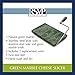 RSVP International Polished Marble Board with Wire Slicer Cut Cheese, Meats, Vegetables for Charcuterie Appetizers, 1.5 Gallon, Green