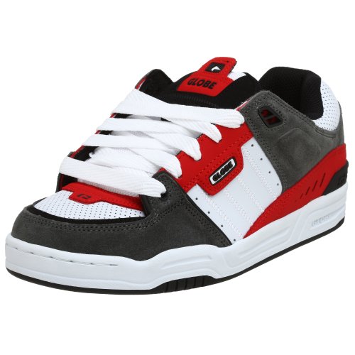 Image of Globe Men's Fusion Sneaker,Charcoal /True Red,14 M US