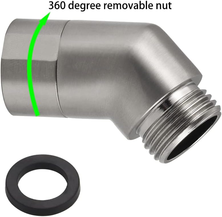 Buy 135 Degree Shower Elbow Adapter, Handhold Shower Head Elbow Adapter