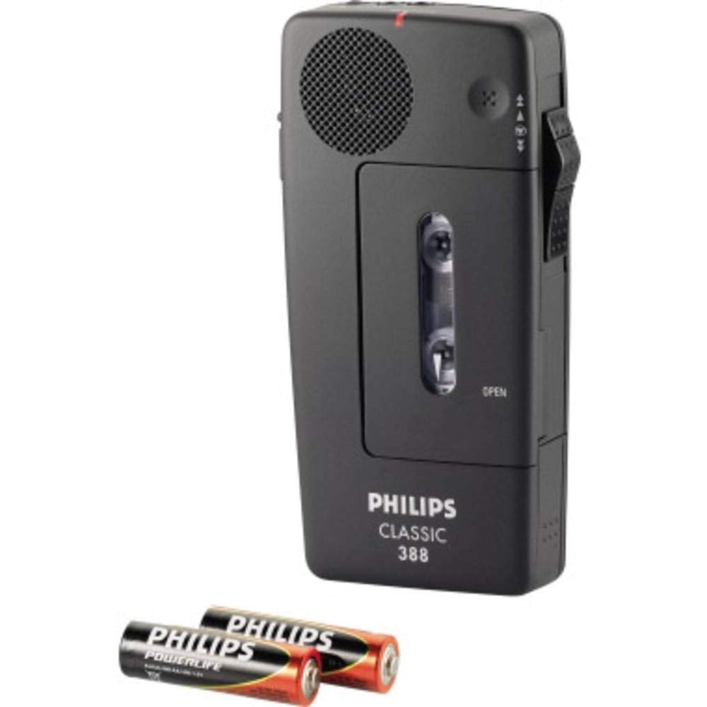 Philips 388 - Grabadora de bolsillo analógica (recargable)