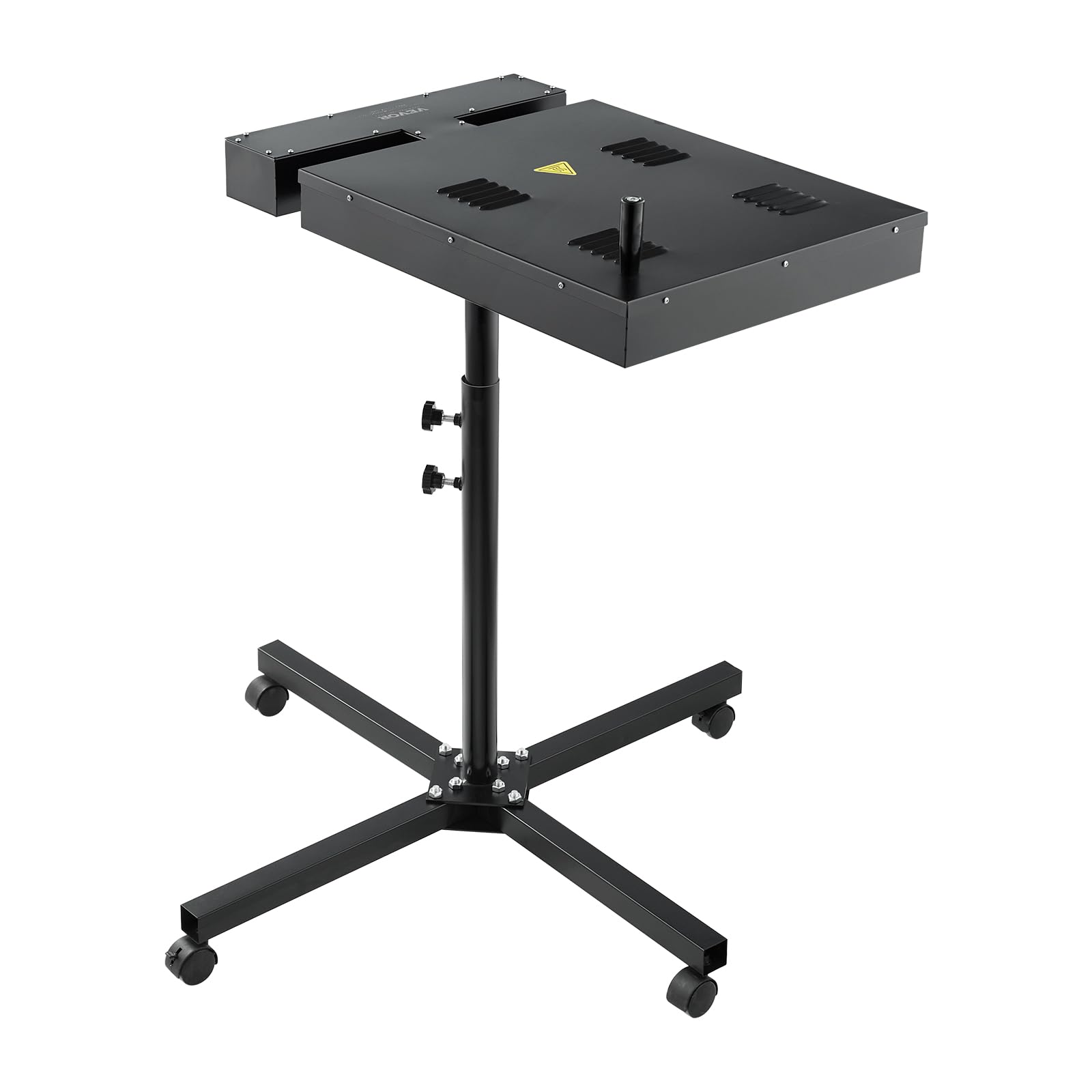 VEVOR Essiccatore Flash, Essiccatore 16 x 16 Pollici per Serigrafia, Essiccatore per Serigrafia ad Alta Potenza Regolabile in Altezza, Rotazione a 360°, Base a Forma di X, in Acciaio