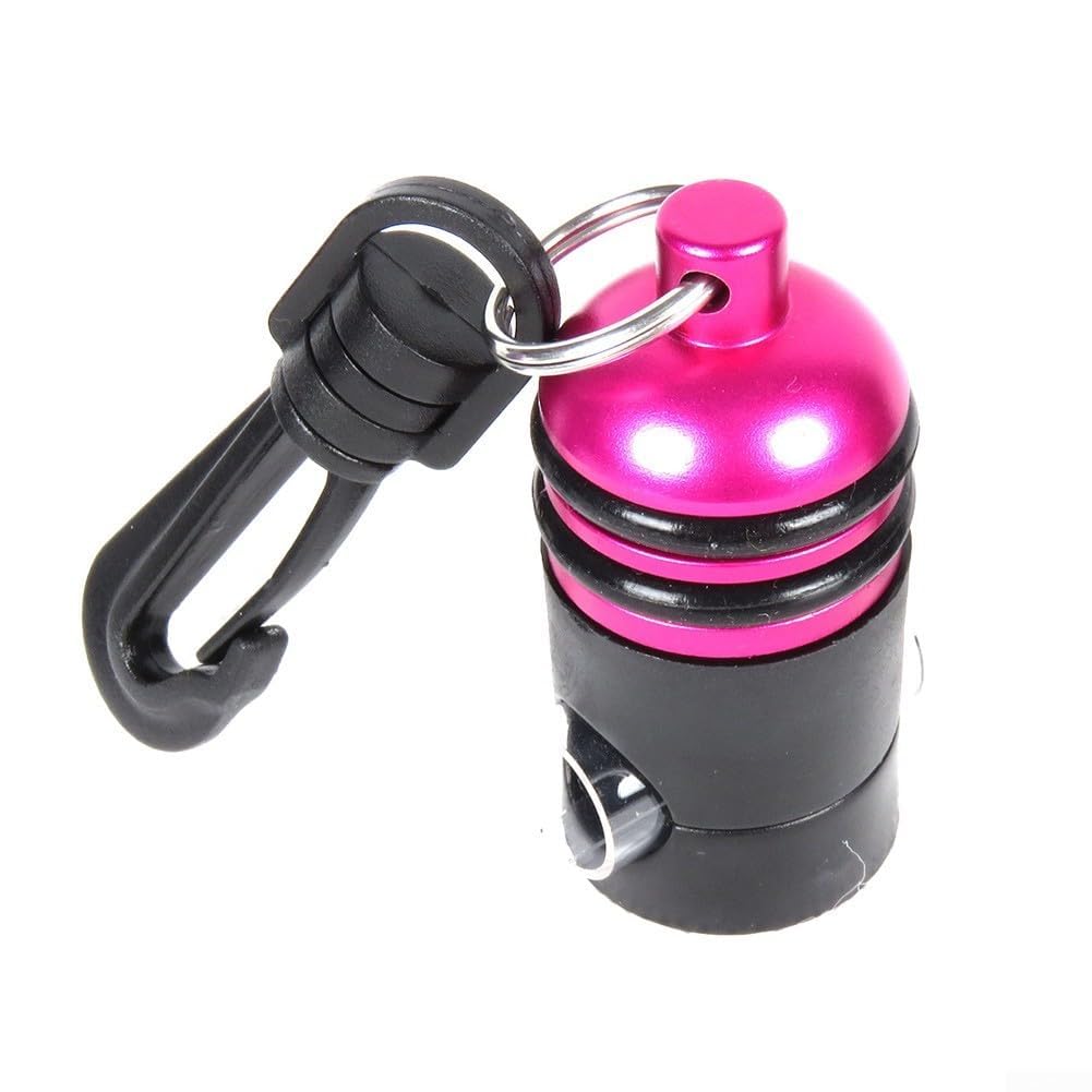 Support de tuyau Octopus avec fonction magnétique pour plongée sous-marine Système de clip réglable (rose)