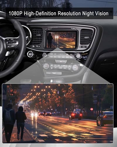 Image of HD 1080P Rear View Backup Reverse Camera Replace 95760-2T650 Fit for Kia Optima 2014 2015 Hybrid 2014-2016, IP68 Waterproof 170Wide Angle