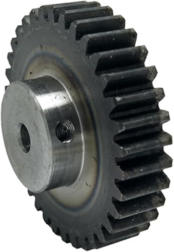 Image of Transmission Angle 1pcs 1.5M 60T Spur Gear Pinion 60 Teeth 1.5 Module Gear 12mm Width Gear 8mm 10mm 12mm Bore 45 Steel Gear Rack Transmission Driver Shaft (Color : 12mm bore, Size : 60 Teeth Step 40