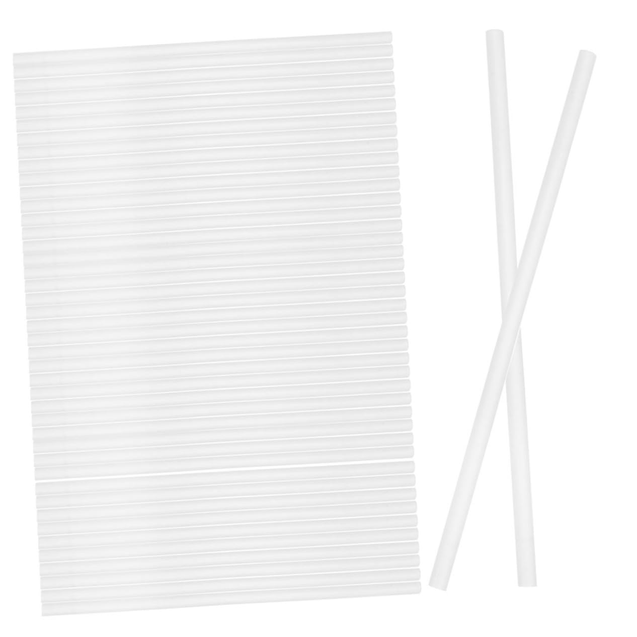Bâtons de Colle Thermofusible Transparents 100 Pièces en Résine